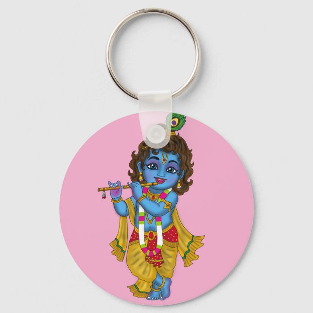 Lord Krishna Schlüsselanhänger (Vorderseite)