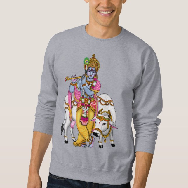 Lord Krishna Sweatshirt (Vorderseite)