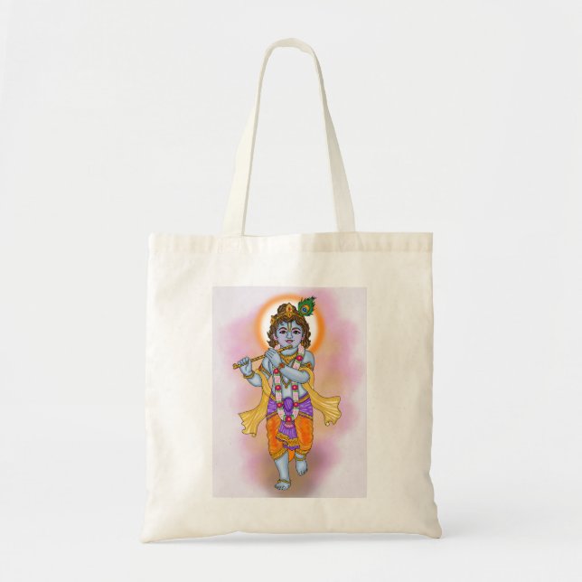 Lord Krishna-Taschentuch Tragetasche (Vorne)