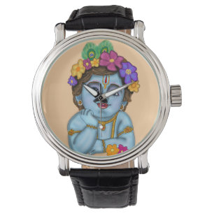 Lord Krishna Wanduhr Armbanduhr