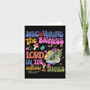 Lord Magnified Faith Nature Blumenziffer Karte