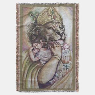 Lord Narasimha - Blanket Decke