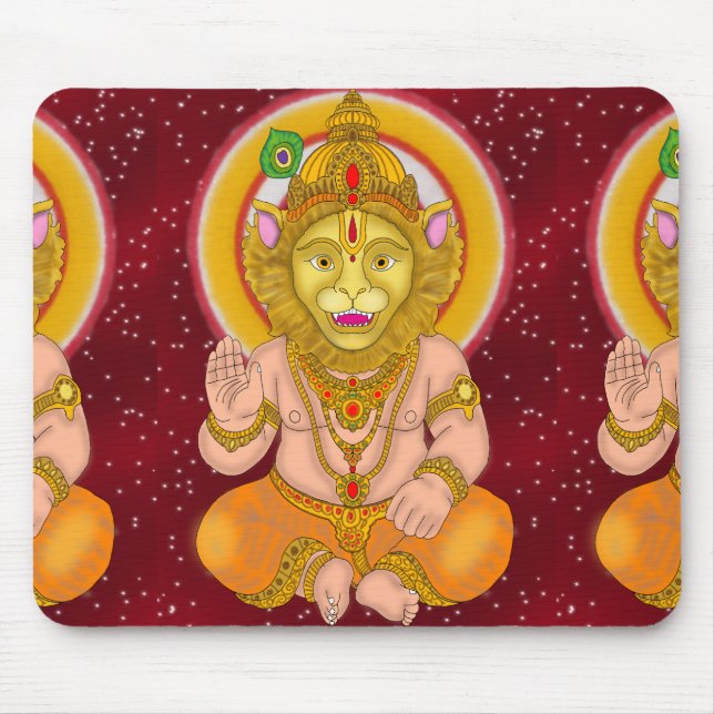 Lord Narsimha-Mauspad Mousepad (Vorne)