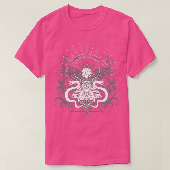 Lord of Serpents Angelic Eye Occult Symbol T-Shirt (Design vorne)