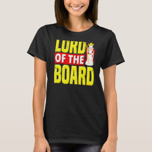 Lord of the Board Schach Checkmate King Queen Gamb T-Shirt