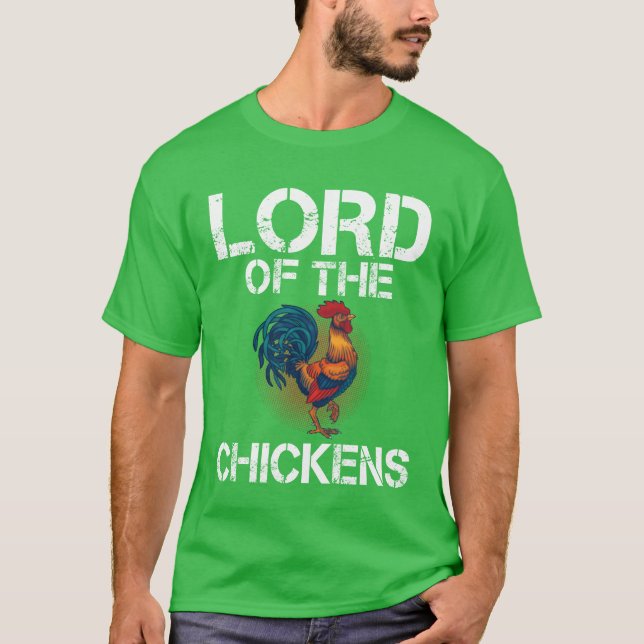 Lord of the Chickens Chicken Whisperer Chicken Car T-Shirt (Vorderseite)