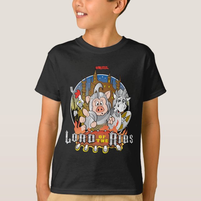 LORD OF THE RIBS BBQ T-Shirt (Vorderseite)