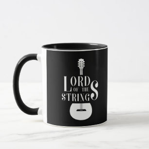 Lord Of The String Guitar TShirt Tasse
