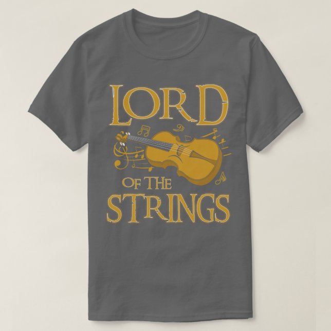 Lord of the Strings Violin T-Shirt (Design vorne)