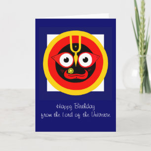 Lord of the Universe Birthday Card Karte