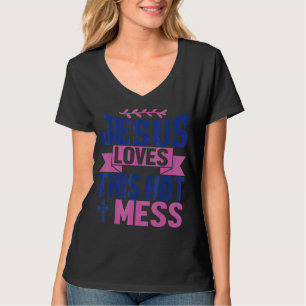 Lord Prayers Gebet Amen Christliche Frau Jesus Rel T-Shirt