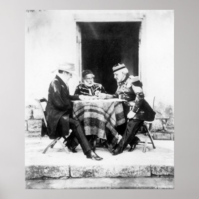 Lord Raglan, Omar Pasha und General Pelissier, Poster (Vorne)
