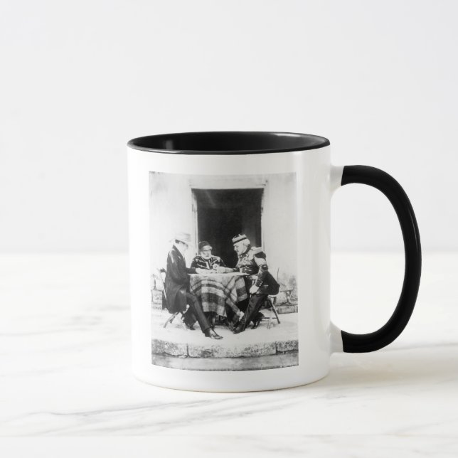 Lord Raglan, OmarPasha u. General Pelissier, Tasse (Rechts)