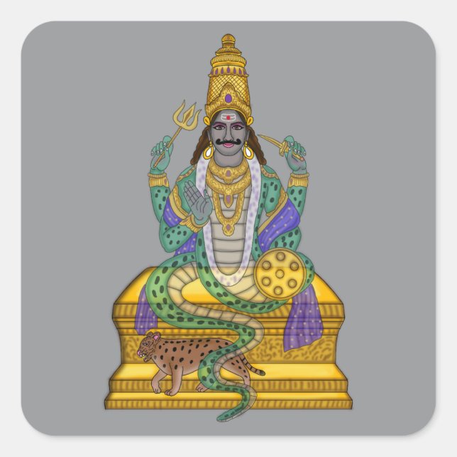 Lord Rahu Aufkleber (Vorderseite)