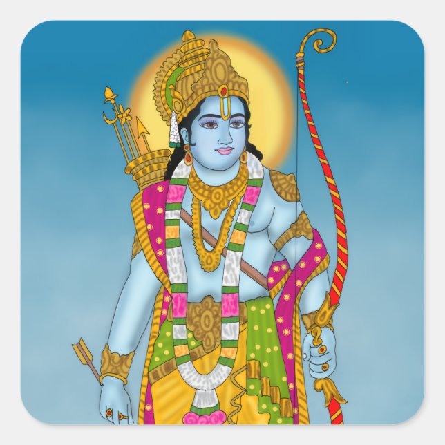 Lord Ram AufkleberLord Ram Aufkleber (Vorderseite)