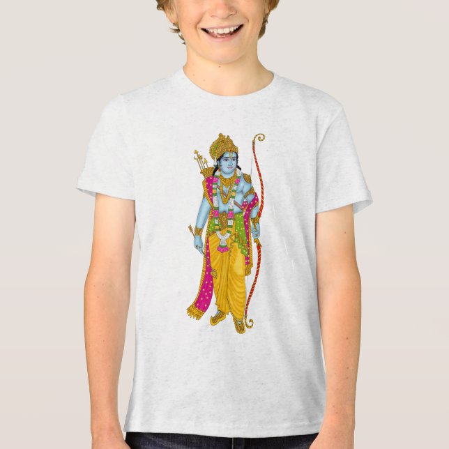 Lord Ram T-Shirt Tri-Blend Shirt (Vorderseite)