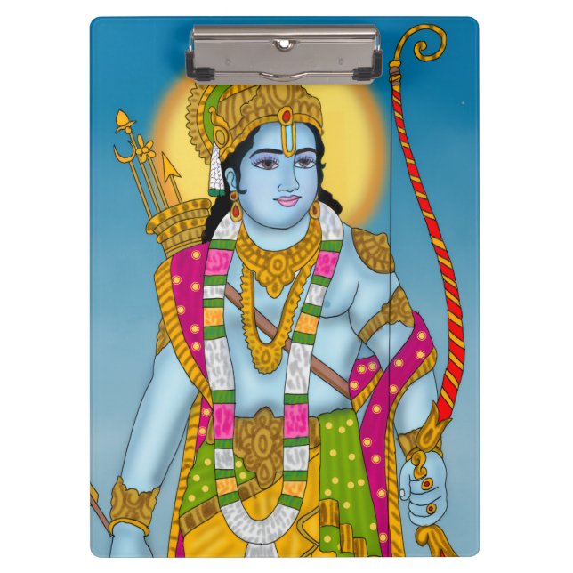 Lord Ram Zwischenablage Klemmbrett (Vorderseite)
