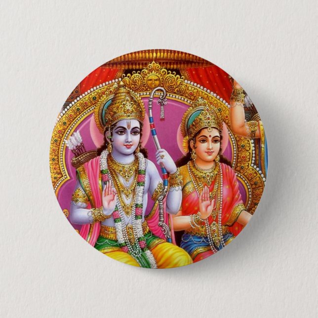 Lord Rama Button (Vorderseite)