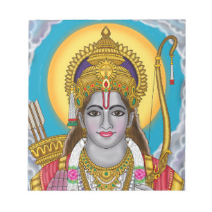 Lord Rama Notepad Notizblock