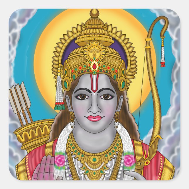Lord Rama Stickers (Vorderseite)