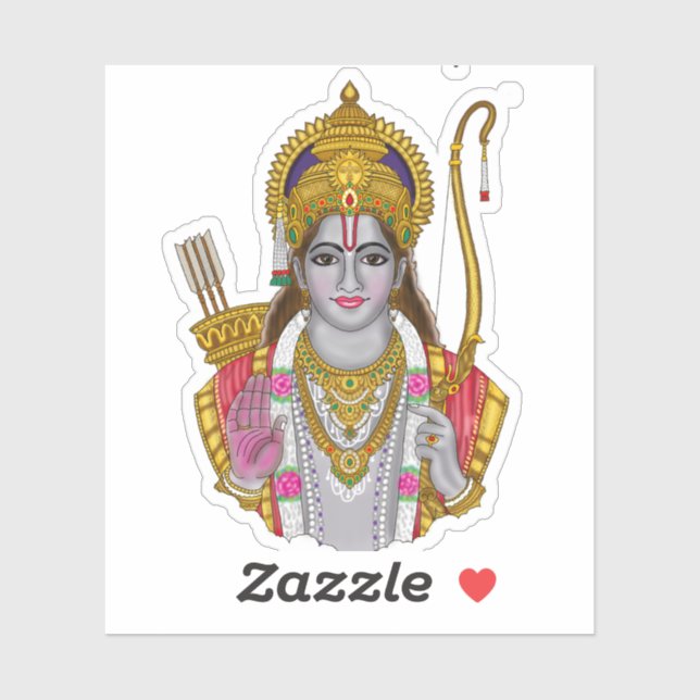 Lord Rama Stickers Aufkleber (Blatt)