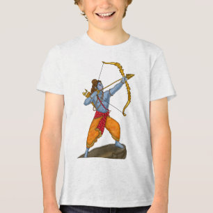 Lord Rama T-Shirt – Shri Ram Hinduistische Andacht Tri-Blend Shirt