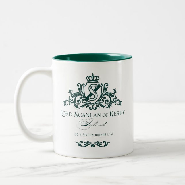 Lord Scanlan Zwei-Tone-Kaffee-Tasse Zweifarbige Tasse (Links)