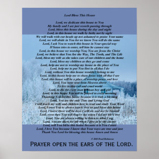 Lord segne dieses Haus 16X20-Plakat Poster