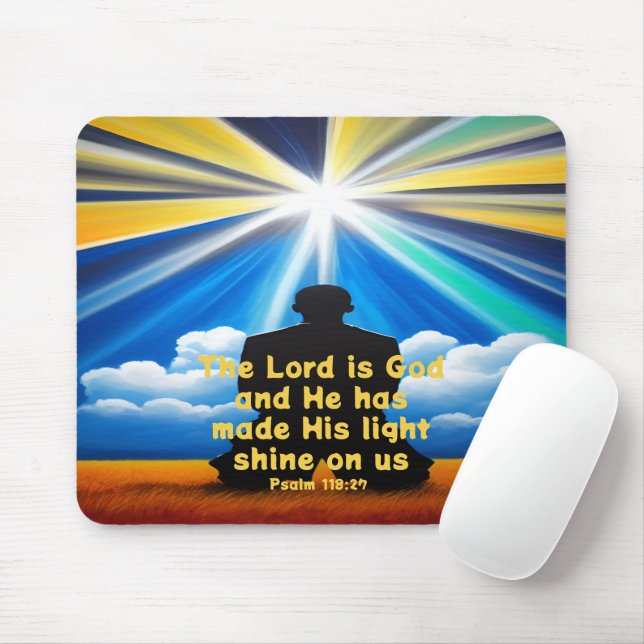 Lord Shine Your Light Mouse Pad Mousepad (Mit Mouse)