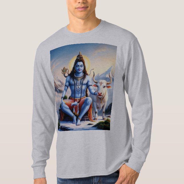 Lord Shiv T - Shirt - Spirituelles Hindu Design (Vorderseite)