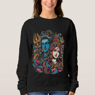 Lord Shiva Durga Hindu Gott Mahadeva Goddes Sweatshirt