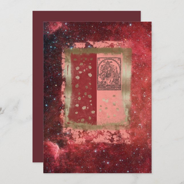 Lord Shiva - Einladungskarte Einladung (Vorne/Hinten)