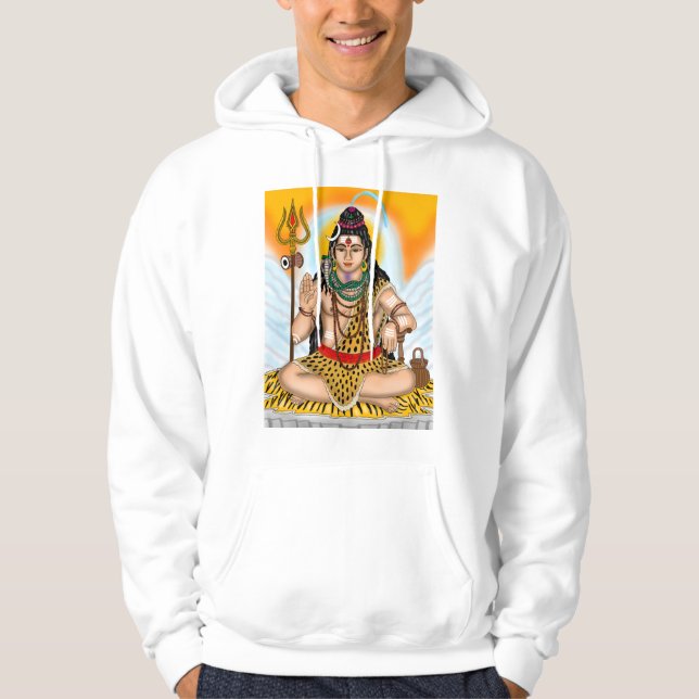 Lord Shiva Hoodie für Männer (Vorderseite)