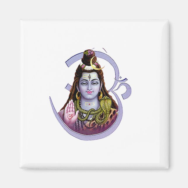 Lord Shiva Image Magnet (Vorne)
