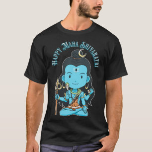 Lord Shiva in der Lotus-Pose T-Shirt