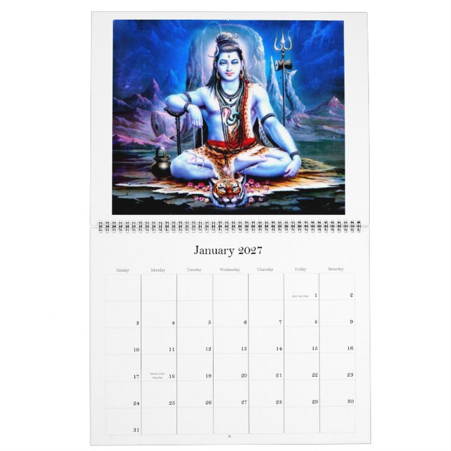 Lord shiva Kalenderkalender Kalender (Jan 2027)