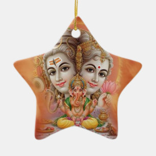 Lord Shiva Keramikornament