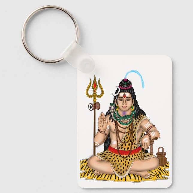 Lord Shiva Keychain Schlüsselanhänger (Vorderseite)