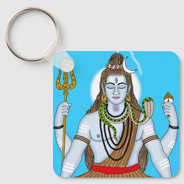 Lord Shiva Keychain Schlüsselanhänger (Vorderseite)