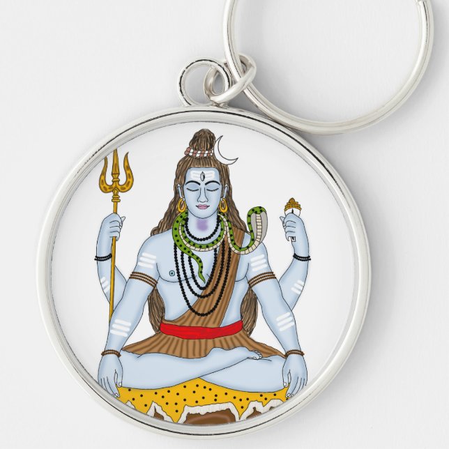 Lord Shiva Keychain Schlüsselanhänger (Vorne)