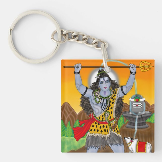 Lord Shiva Keychain Schlüsselanhänger (Vorderseite)