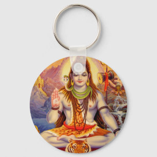Lord Shiva Meditating Keychain Schlüsselanhänger