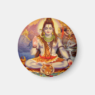 Lord Shiva Meditating Magnet