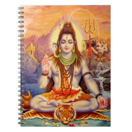 Lord Shiva Meditating Notebook Notizblock
