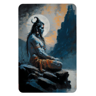 Lord shiva meditieren, häusliche Erwärmung, Gesche Magnet