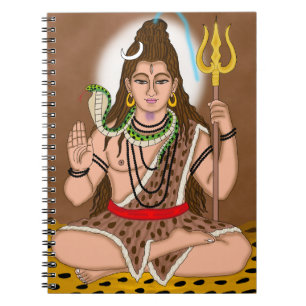 Lord Shiva Notizbuch Notizblock
