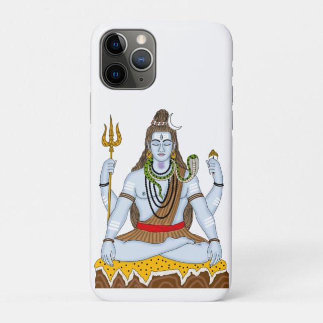 Lord Shiva Phone Cover (Rückseite)