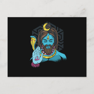 Lord Shiva Postkarte