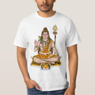 Lord Shiva Spirituelles Hindu-Gottheit Benutzerdef T-Shirt