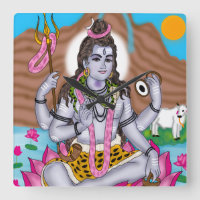 Lord Shiva Uhr – Wanddekoration & Home Dekor